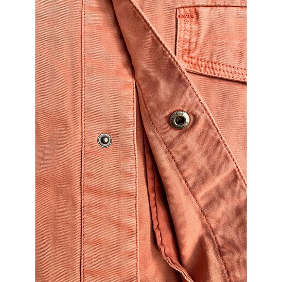 NWT Pistola Briana Cotton UtilityMilitary Jacket/Overshirt in Clay Sz M - Picture 8 of 10